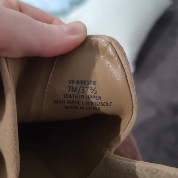 Vince Camuto Suede Bibestie Booties Zip Back 7 - Picture 9 of 9